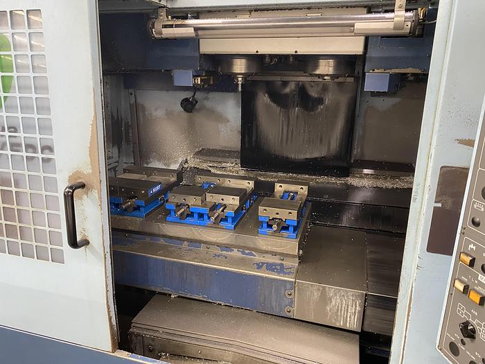 Used 2000 Matsuura MC-800VFDC Twin Spindle CNC Vertical Machining Center