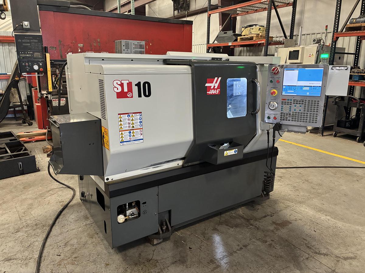 Used 2015 HAAS ST-10 with Live Tooling Tool Pre-Setter CNC Lathe