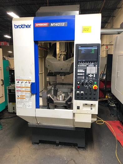 Used 2019 Brother SPEEDIO M140X2 Mill Turn 5 Axis ***Low Hours***