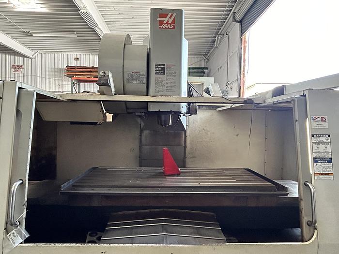 Used 2005 HAAS VF-9 Cat 50 4-Axis CNC Vertical Machining Center with HAAS HRT-450 Rotary Table and Tailstock