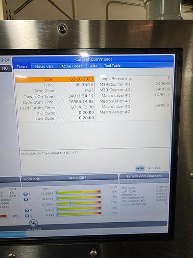Used 2016 HAAS UMC-750 5-Axis CNC Vertical Machining Center ***Low Hours ***