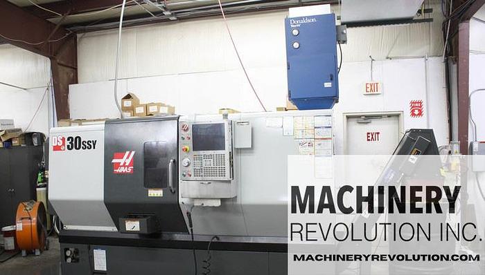 Used 2012 HAAS DS30SSY CNC Lathe Turning Center Live Tooling / Sub Spindle / Y-Axis ***Low Hours***