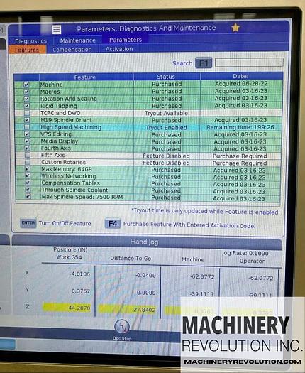 Used 2022 HAAS VS-3 Cat-50 4-Axis CNC Vertical Machining Center ***Low Hours***