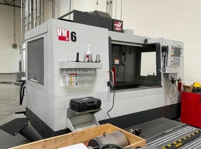 Used 2023 HAAS VM-6 5-Axis with 8" Extended Z-Axis 15,000 RPM CNC Vertical Machining Center ***Only 172 Feed Cutting Hours***