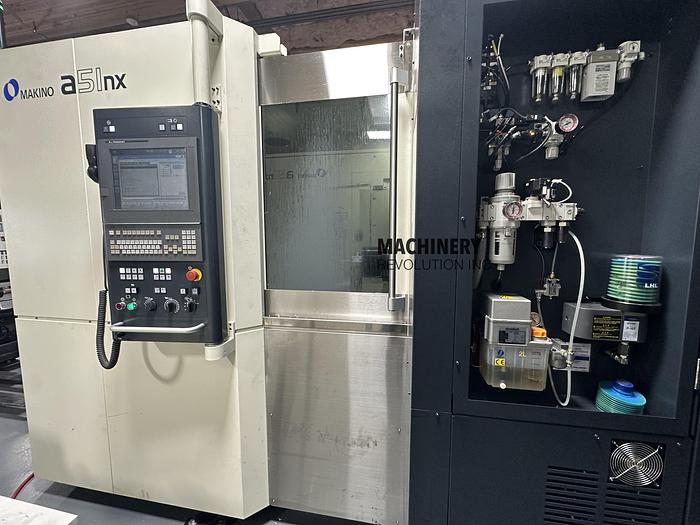 Used 2021 Makino A51NX CNC 4-Axis Horizontal Machining Center With Pallet Changer