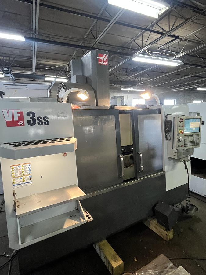 Used 2012 HAAS VF-3SS 4-Axis with HRT-210 CNC Vertical Machining Center