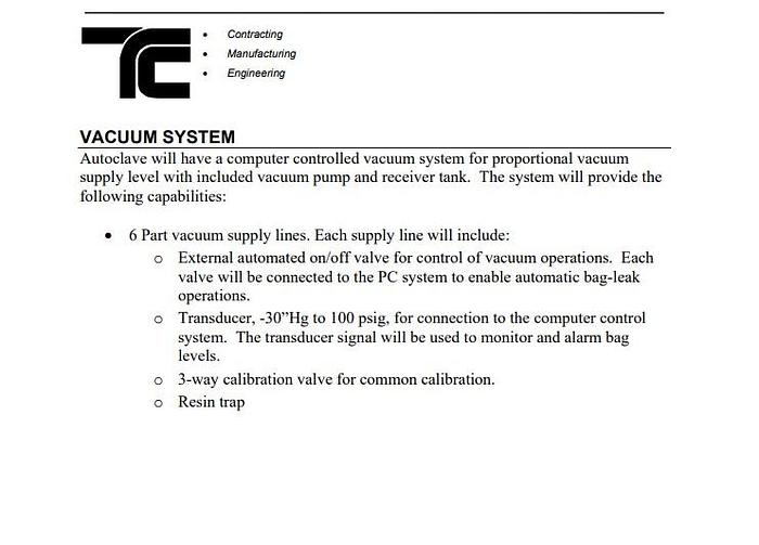 Used AETRON 96" ID x 20' TARICCO Control Autoclave with TARICCO Corp Thermal Control Computer