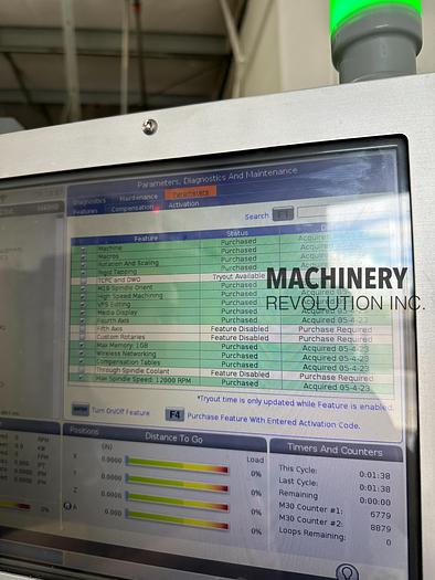 Used 2019 HAAS VF-2SS 4-Axis CNC Vertical Machining Center