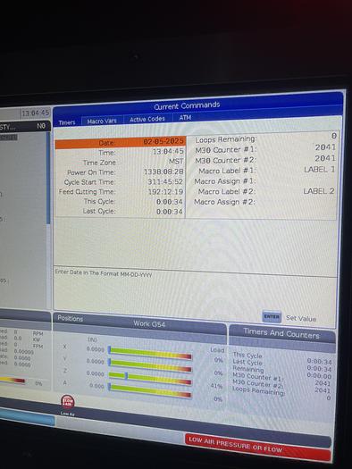 Used 2016 HAAS Super Mini Mill 2 4-Axis CNC Vertical Machining Center