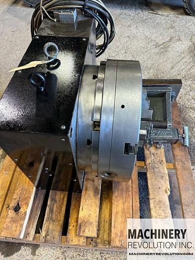 Used 2015 HAAS HRT-450 4th Axis Rotary Table with 19" Bison 4-Jaw Chuck