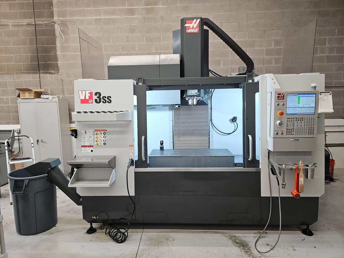 Used 2023 HAAS VF-3SS 5-Axis CNC Vertical Machining Center Like Brand New Under 500 hours