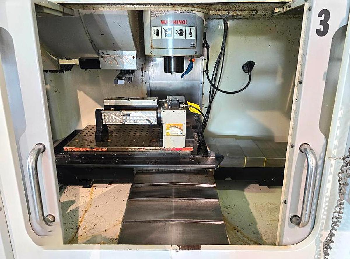 Used 2009 HAAS VF-2SSYT 4-Axis 12,000 RPM CNC Vertical Machining Center with HAAS Rotary Table / TSC / HSM