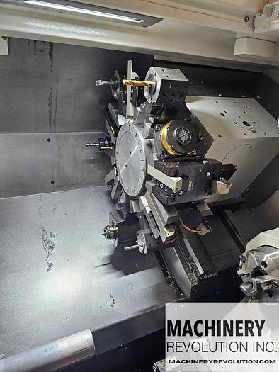 Used 2022 MAZAK QT EX 8 MSY CNC Lathe with Live Tooling / Sub Spindle / Y-Axis / High Pressure Coolant ***Like New***