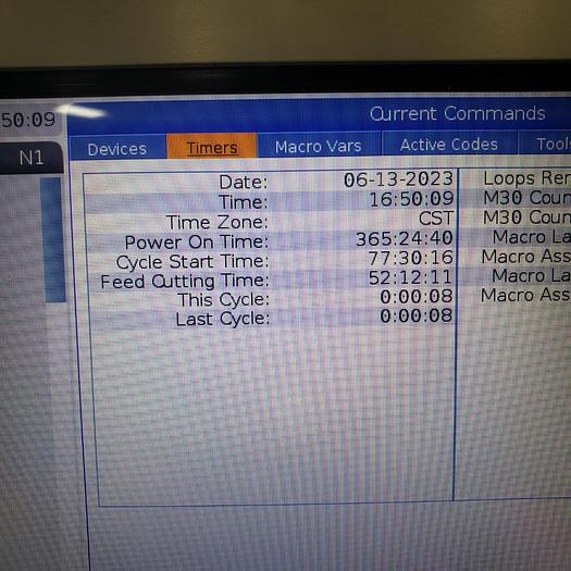 Used 2020 HAAS VF-4SS 4-Axis 11,000RPM HRT-210 Rotary Table CNC Vertical Machining Center ***100 Hours***