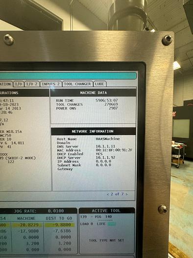 Used 2013 HAAS UMC-750 5-Axis 12,000 rpm CNC Vertical Machining Center #2 of 2