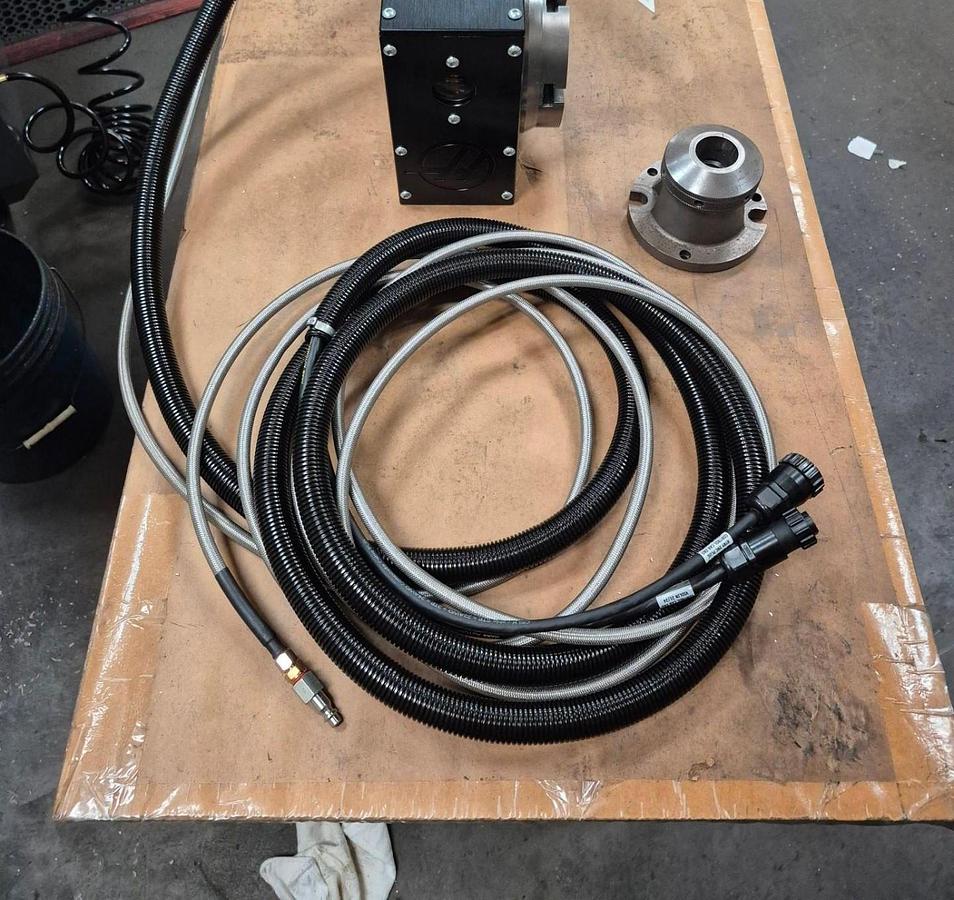 Used 2025 HAAS HRT-160 Rotary Table With Collet Chuck & Tooling Block System