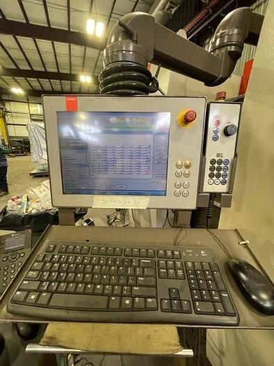 Used 2010 Bystronic BYSPEED 3015 6KW CO2 LASER WITH 2011 BYTRANS 3015 EXTENDED LOAD