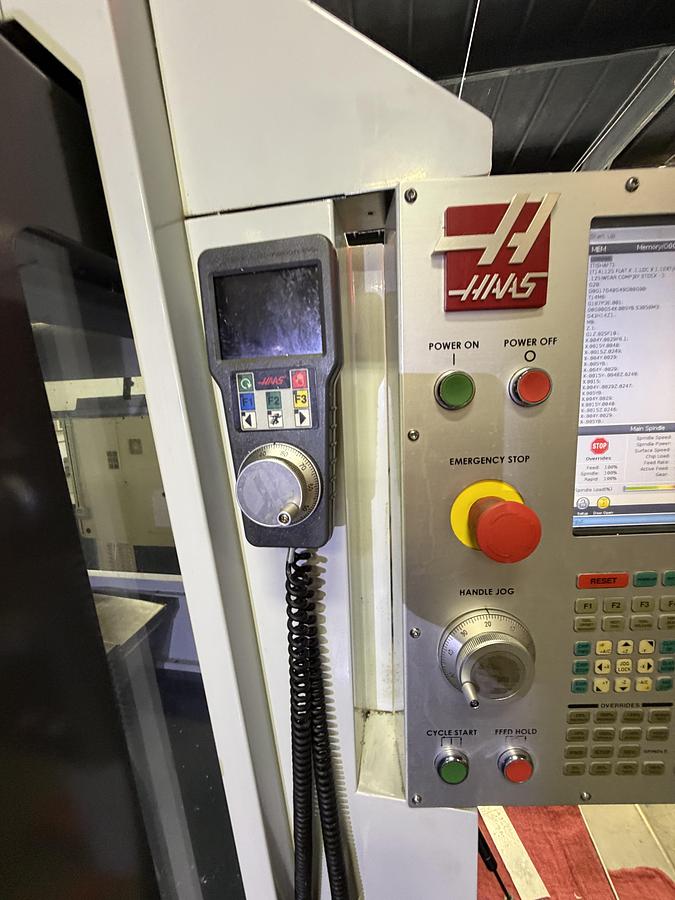 Used 2020 HAAS VF-6 Cat-50 4-Axis CNC Vertical Machining Center ***Only 2,327 Cutting Hours***