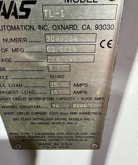 Used 2014 HAAS TL-1 CNC Lathe 4 Station Tool Post