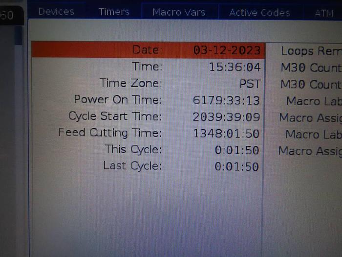 Used 2018 HAAS VF-5SS 5-Axis Vertical Machining Center ***Low Hours***