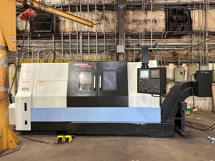 Used 2013 DOOSAN DOOSAN PUMA 400MC CNC LATHE TURNING CENTER WITH LIVE TOOLS