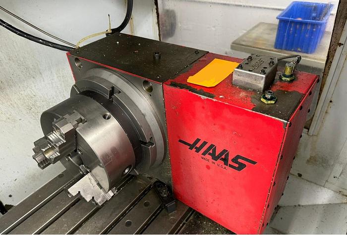 Used HAAS HRT-310 4th Axis Rotary Table with 10" 3-Jaw Chuck