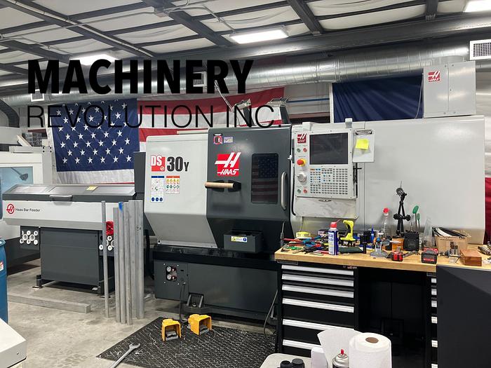 Used 2020 HAAS DS30Y CNC Turning Center With Live Tooling / Dual Spindle / Bar Feeder ***Low Hours***