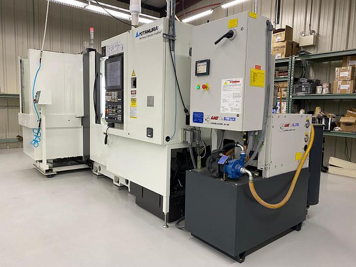 Used 2020 KITAMURA Mycenter HX250IG 4-Axis Horizontal Machining Center With 10 Station Pallet Pool