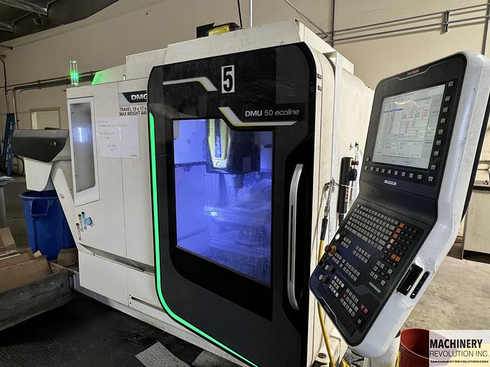 Used 2014 DMG DMU 50 ECO Line 5 - Axis CNC Vertical Machining Center
