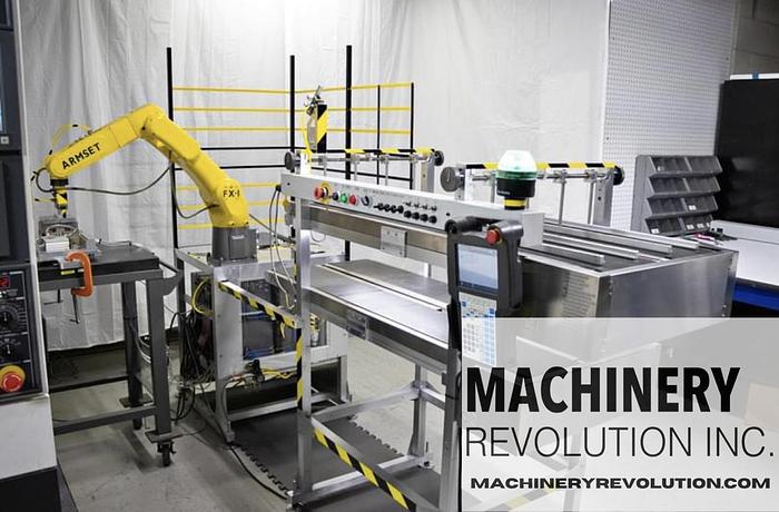 Used 2020 HAAS DT-2 CNC Vertical Machining Center with Fanuc Robot Tending System ***Low Hours***