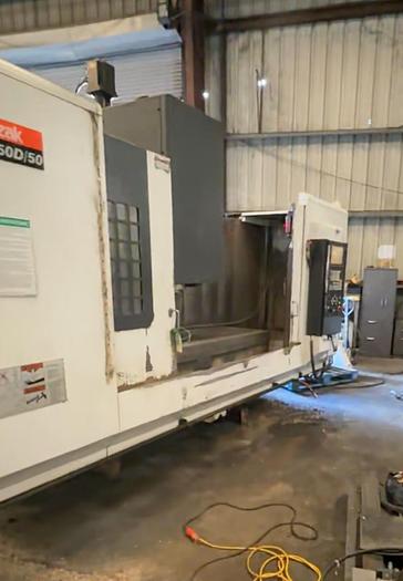 Used 2007 MAZAK VTC-250D Cat-50 CNC Vertical Machining Center