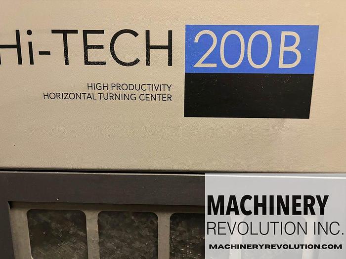 Used 2012 HWACHEON Hi-Tech 200 B CNC Lathe Turning Center with Box Ways ***Low Hours***