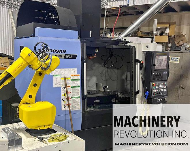 Used 2021 DOOSAN DNM 4500 12,000RPM 4-Axis CNC Vertical Machining Center ***Low Hours***
