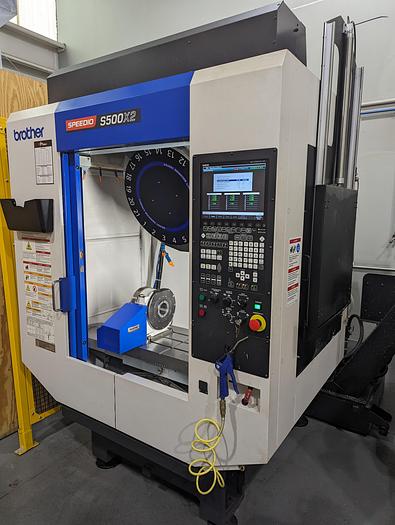 Used 2020 BROTHER SPEEDIO S500X2 4-Axis Vertical Machining Center ***Low Hours*** 2 Available