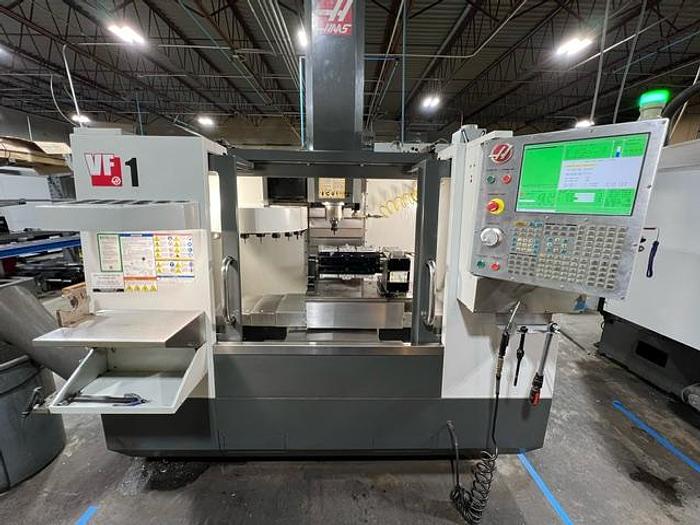 Used 2011 HAAS VF-1 4-Axis CNC Vertical Machining Center with HRT-160 Rotary Table