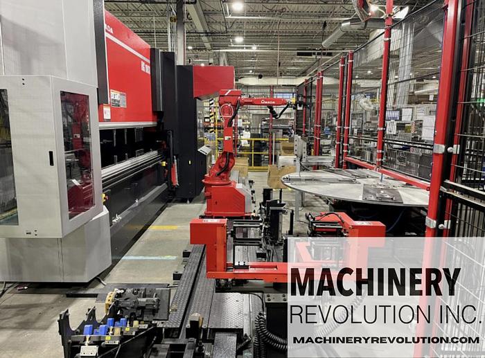 Used 2017 Amada HG 100 Press Brake 3ARS Automatic Bending System with HG Robot 20
