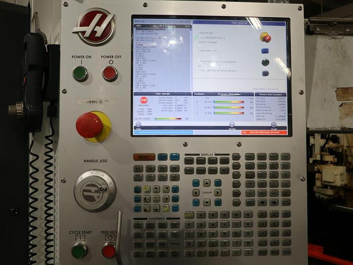 Used 2018 HAAS VF-8 4-Axis with 8" Extra Z-Axis CNC Vertical Machining Center