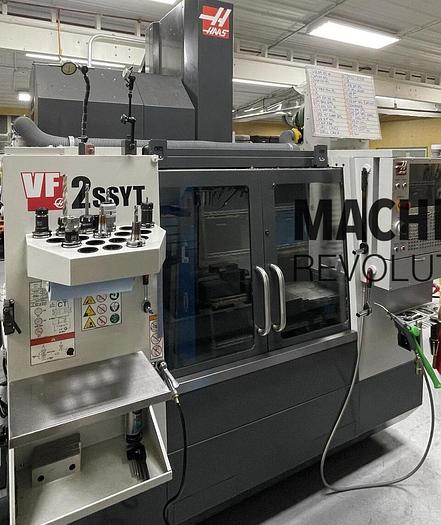 Used 2021 HAAS VF-2SSYT 5-Axis CNC Vertical Machining Center with Brand New 2021 TRT-160 Trunnion Table ***405 Hours***