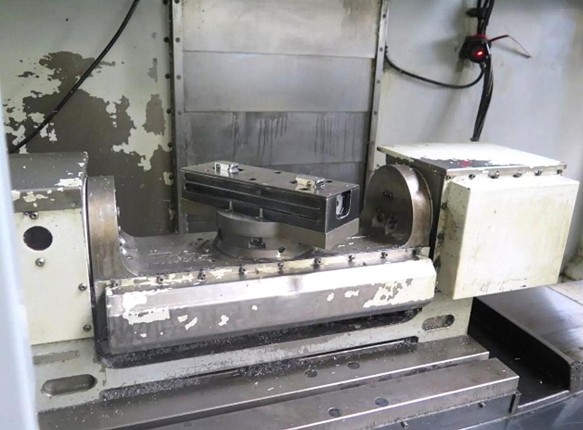 Used 2004 HAAS VF-3SS 12,000 RPM 5-Axis CNC Vertical Machining Center with TR-210 Trunnion Table