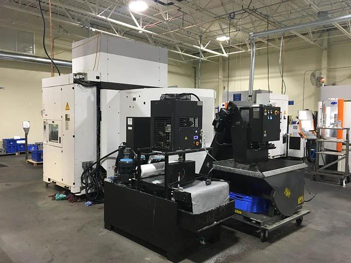 Used 2014 GF Mikron   XSM 600 U LP 5-Axis 36,000RPM Vertical Machining Center with 20 Station Pallet Pool