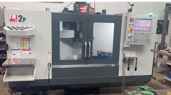 Used 2022 HAAS TM-2P CNC Vertical Machining Center Low Hours Like Brand New
