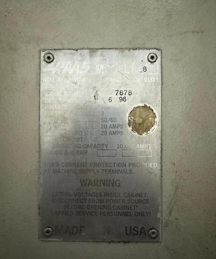 Used 1996 HAAS VF-8 CNC Vertical Machining Center