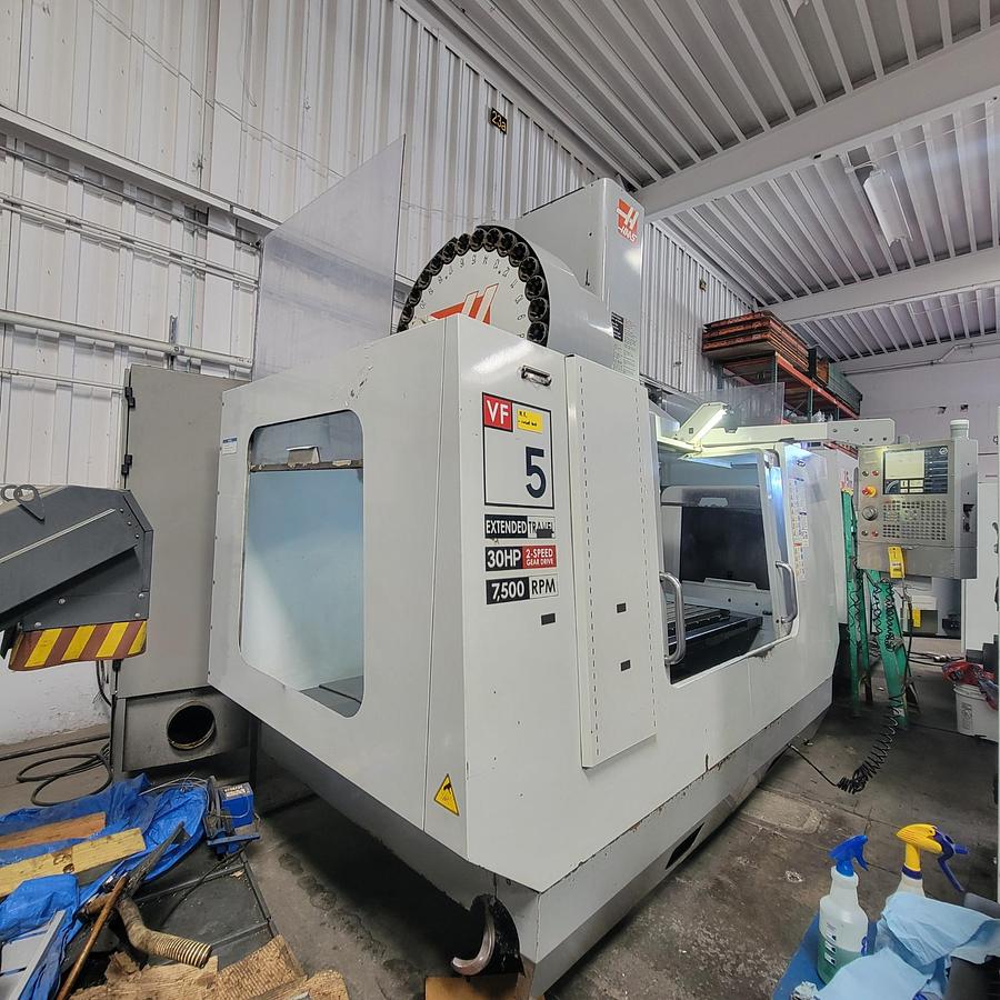 Used 2007 HAAS VF-5/50 XT 4-Axis CNC Vertical Machining Center