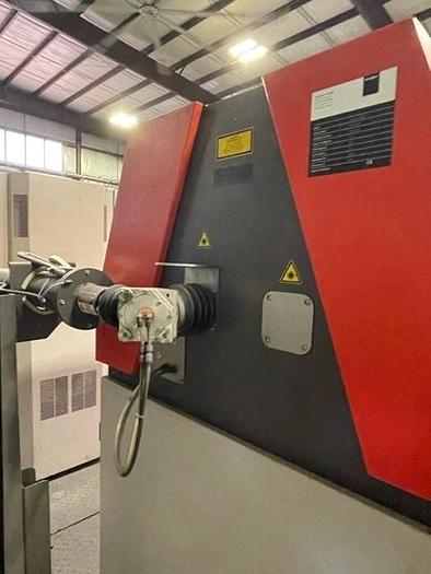 Used 2010 Bystronic BYSPEED 3015 6KW CO2 LASER WITH 2011 BYTRANS 3015 EXTENDED LOAD