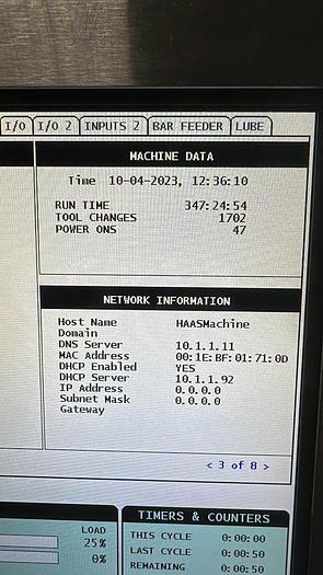 Used 2017 HAAS ST-10 CNC Turning Center ***LowHours***