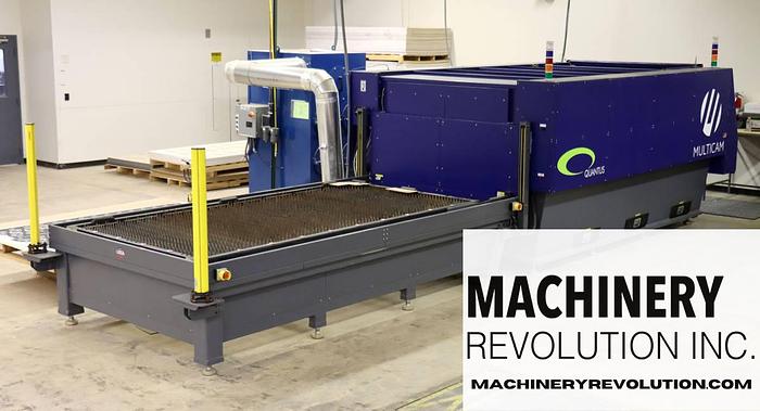 Used 2020 Multicam Quantus CNC Fiber Laser  5' x 10' / 4kW / Pallet Changer ***Low Hours***