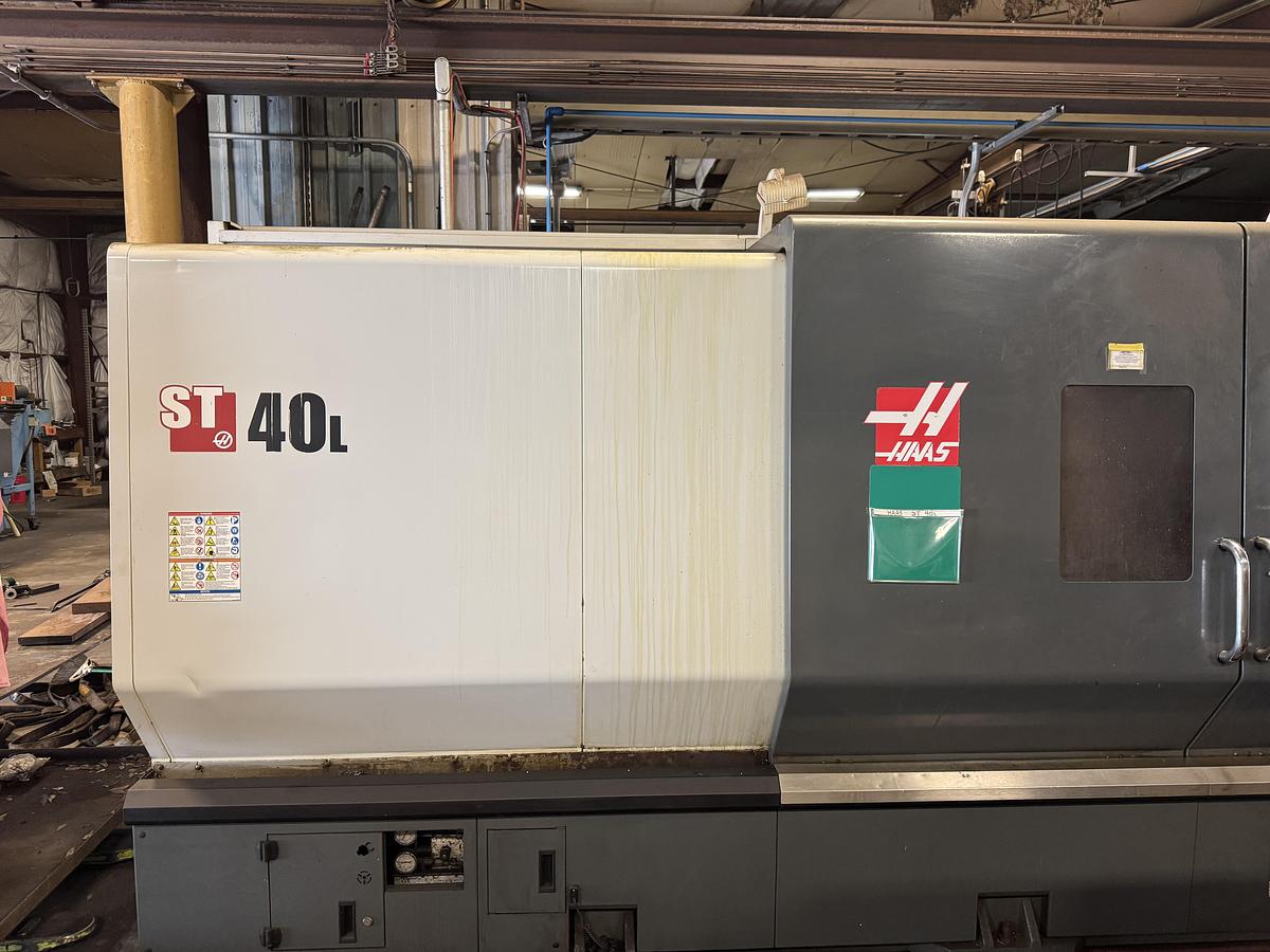 Used 2012 HAAS ST-40L Long Bore CNC Turning Center