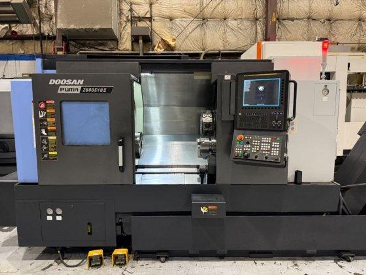 Used 2022 DOOSAN PUMA 2600BSY CNC Turning Center