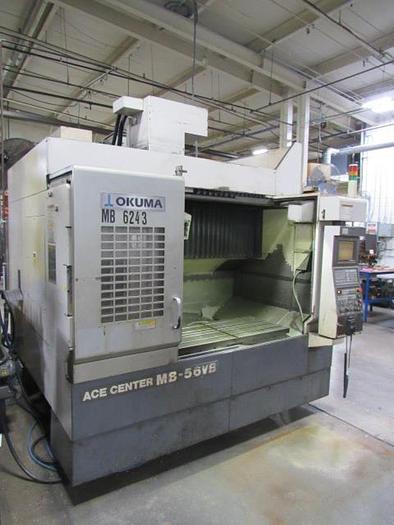 Used 2004 OKUMA Ace Center MB-56VB Cat-50 12,000 RPM CNC Vertical Machining Center