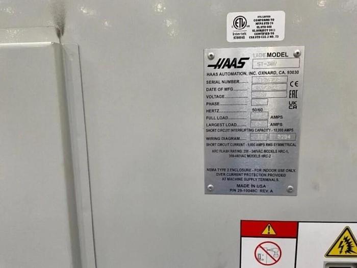 Used 2023 HAAS ST-30Y CNC Turning Center With Live Tooling and Low Hours